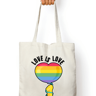 Love is Love Balloon Tote Bag