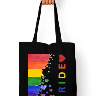 Pride Hearts With Rainbow Tote Bag