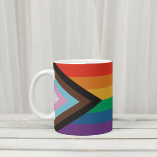 Progressive Flag White Coffee Mug