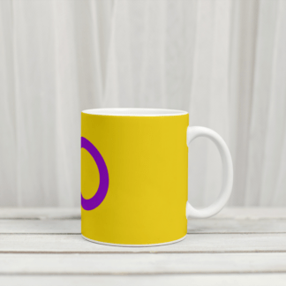 Intersex Flag White Coffee Mug