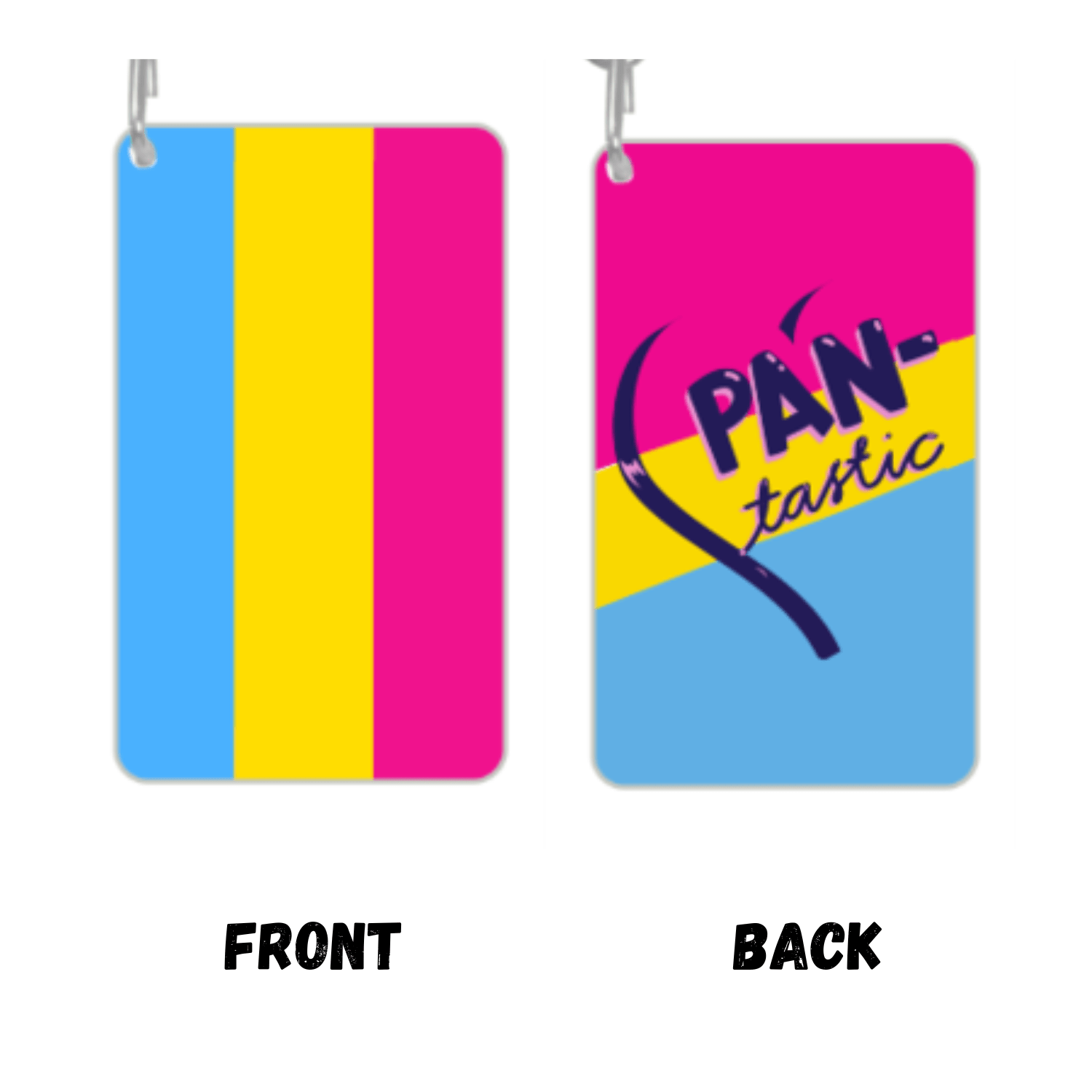 Pan-tastic Rectangle Key Chain