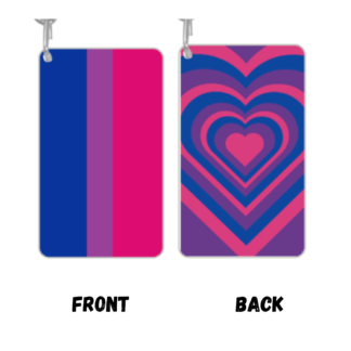 Bisexual Flag with Hearts