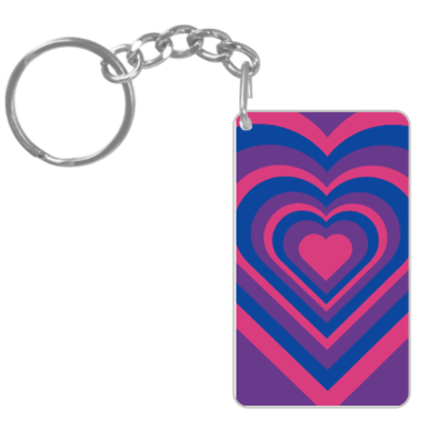 Bisexual Flag with Hearts - Image 3