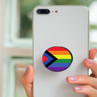 Social Justice Pride Flag Phone Grip