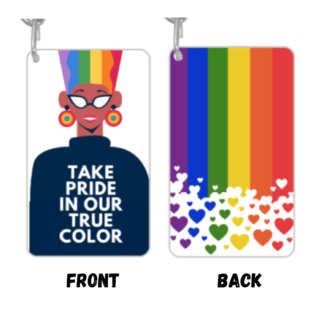 Take Pride In Our True Color Key Chain