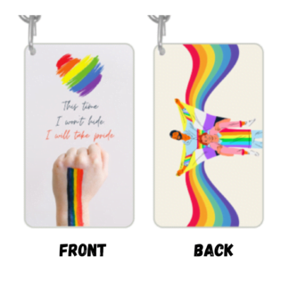 This Time I Won't Hide Key Chain