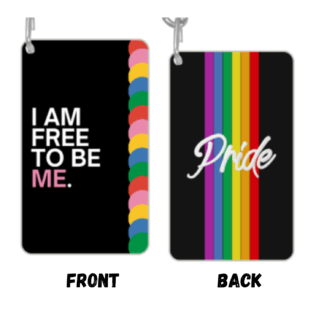 I Am Free To Be Me Key Chain