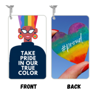 Hashtag Proud Key Chain