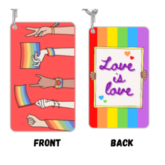 Love Is Love Key Chain