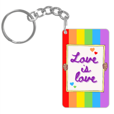 Live With Pride Key Chain - Image 3