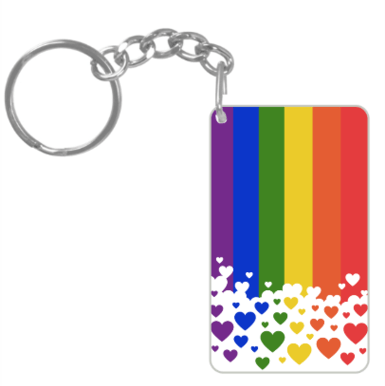 Live With Pride Key Chain - Image 3