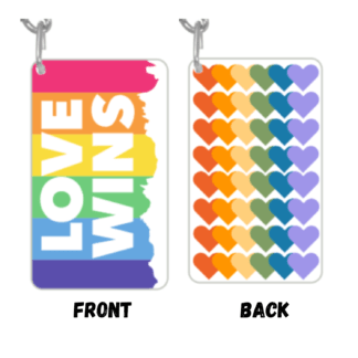Love Wins Key Chain
